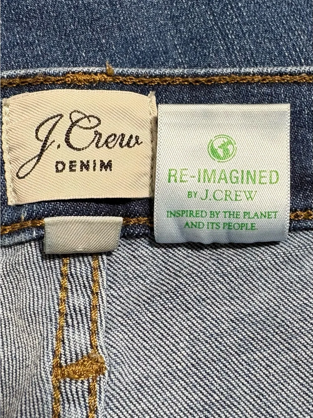 J. Crew Medium Blue Straight-Leg Women's Jeans